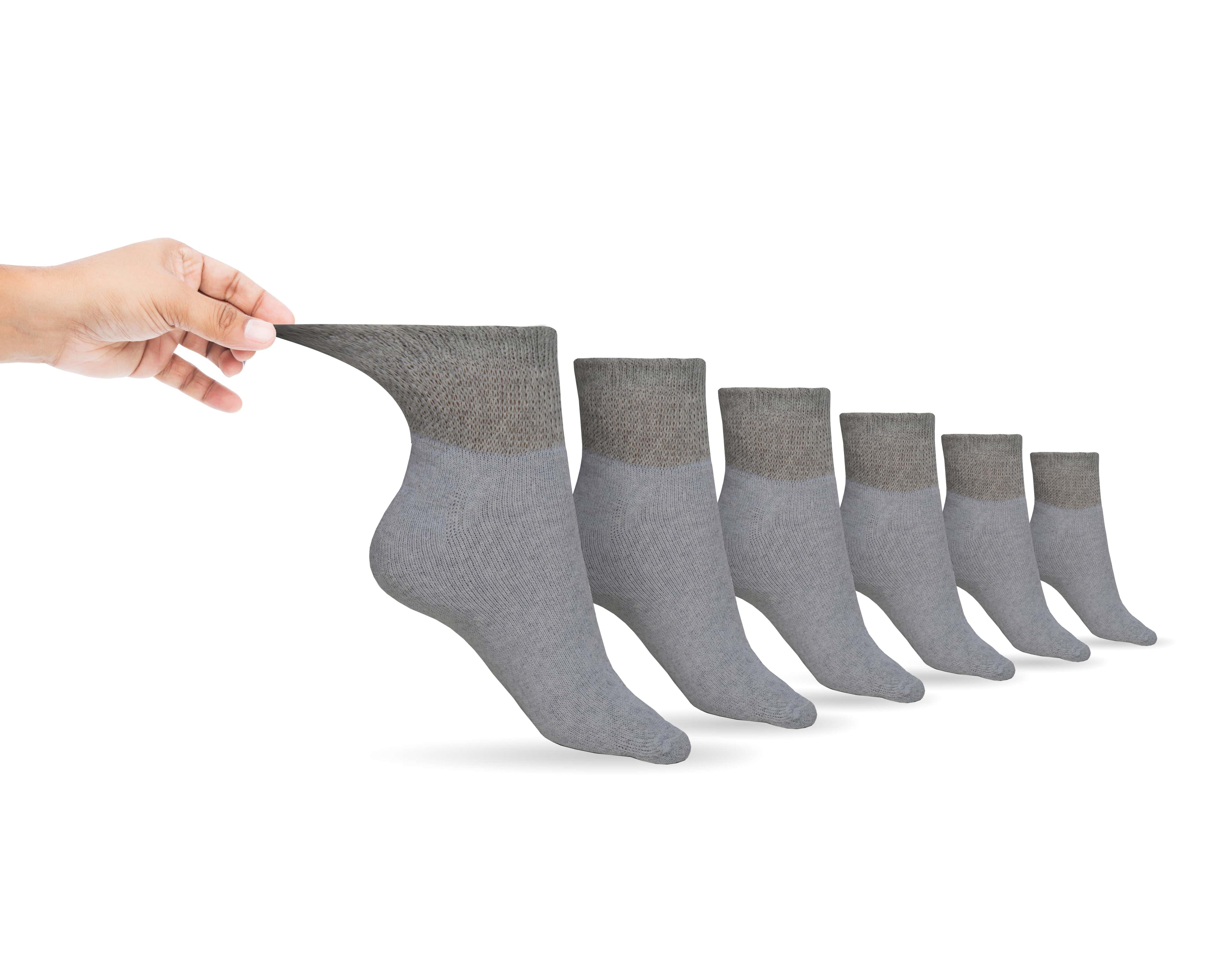 Men's Cotton Diabetic Ankle Socks (6 Pair) - Pleasant valley salesMen's Cotton Diabetic Ankle Socks (6 Pair)