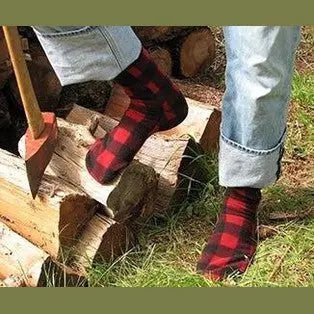 Polar Feet SUPER STRETCHY Fleece Socks - Lumberjack - Pleasant valley salesPolar Feet SUPER STRETCHY Fleece Socks - Lumberjack