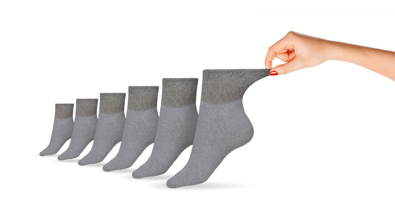 Women's Cotton Diabetic Ankle Socks (6 Pair) - Pleasant valley salesWomen's Cotton Diabetic Ankle Socks (6 Pair)