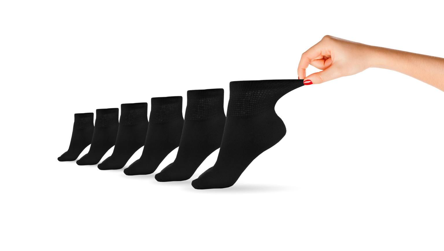Women's Cotton Diabetic Ankle Socks (6 Pair) - Pleasant valley salesWomen's Cotton Diabetic Ankle Socks (6 Pair)