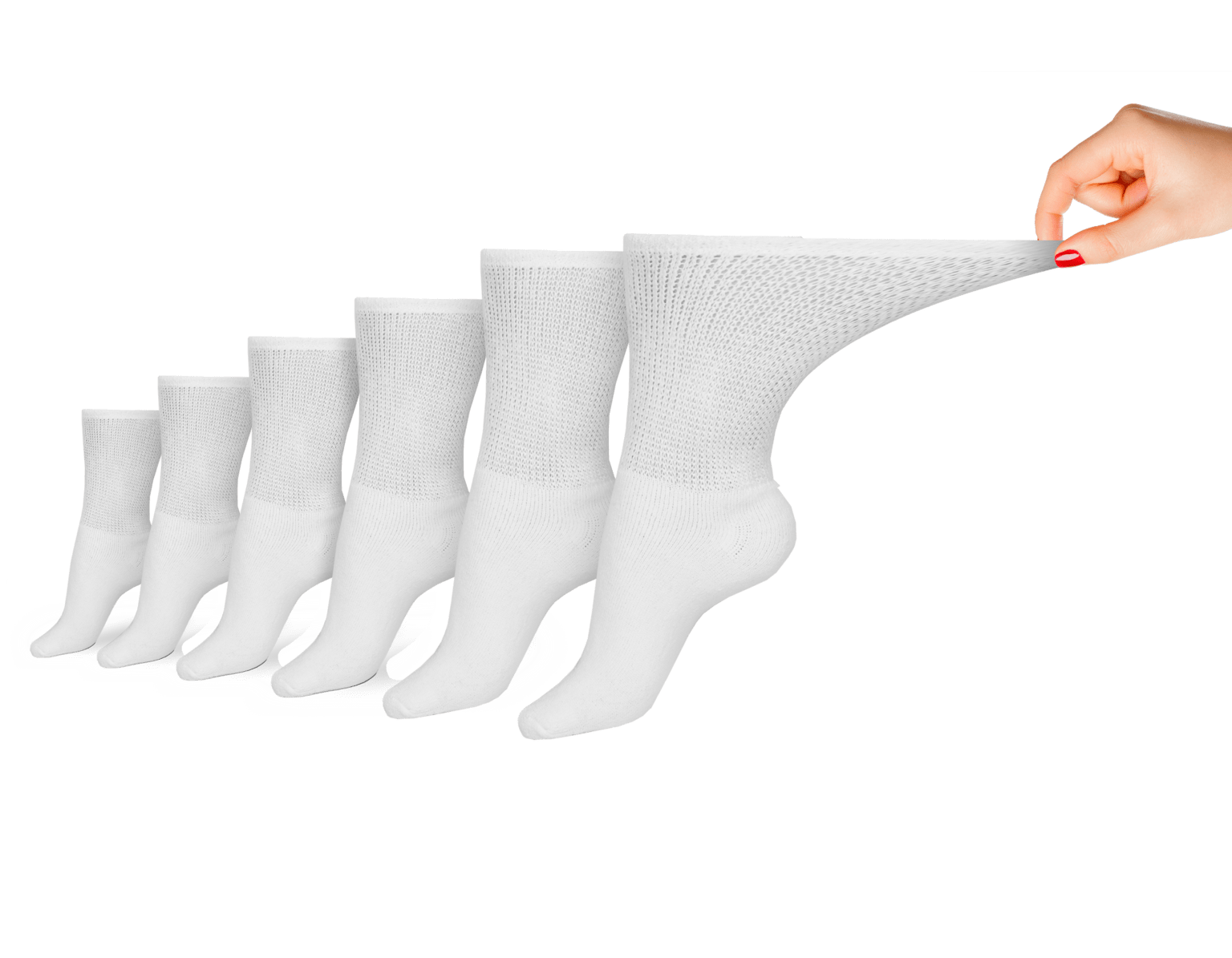 Women's Cotton Diabetic Crew Socks (6 Pair) - Pleasant valley salesWomen's Cotton Diabetic Crew Socks (6 Pair)