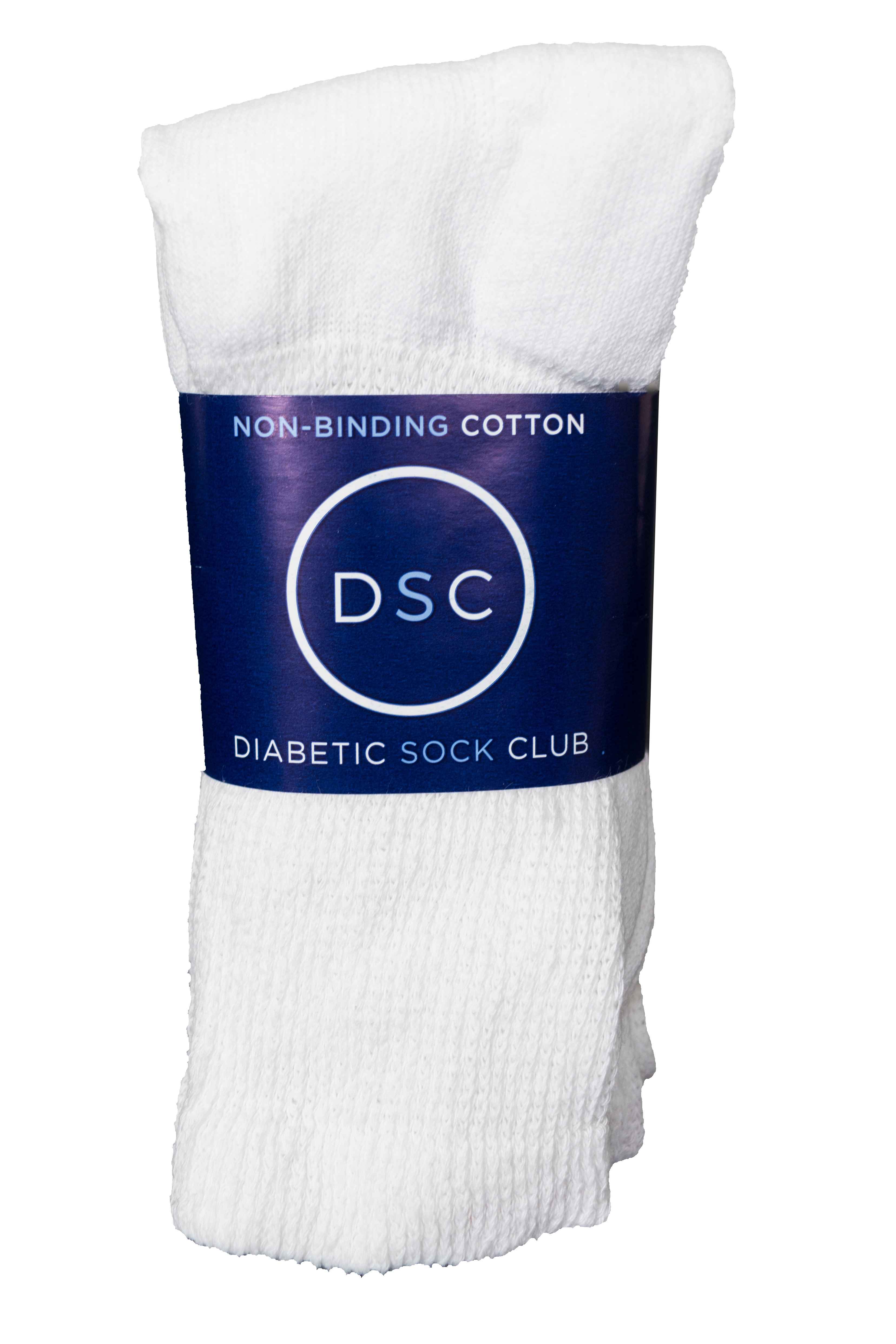 Women's Cotton Diabetic Crew Socks (6 Pair) - Pleasant valley salesWomen's Cotton Diabetic Crew Socks (6 Pair)